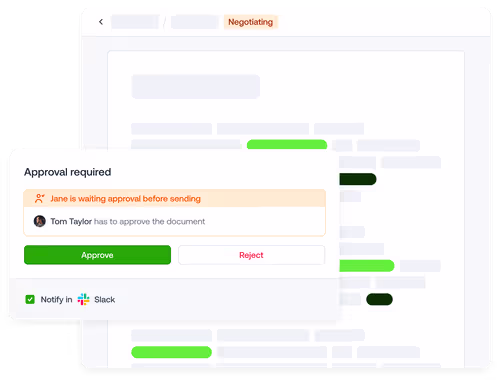 Approval workflows