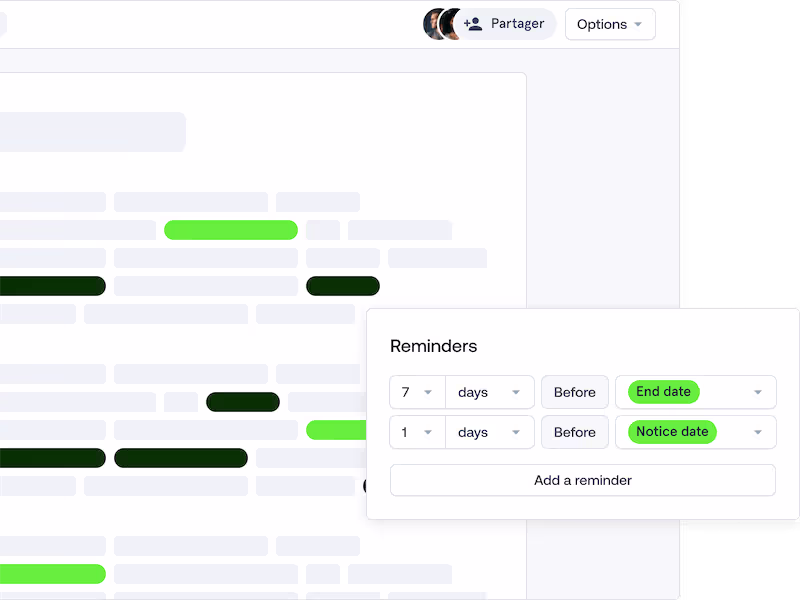 Define default settings