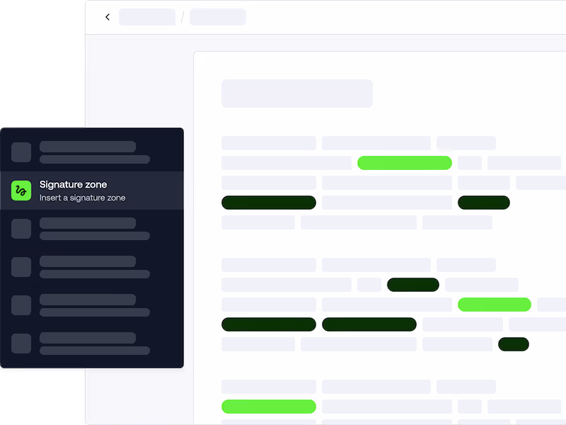 Create ready-to-sign templates in 2 clicks